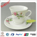 Beautiful Design Porcelain Tea Cups Decal Cup and Saucers